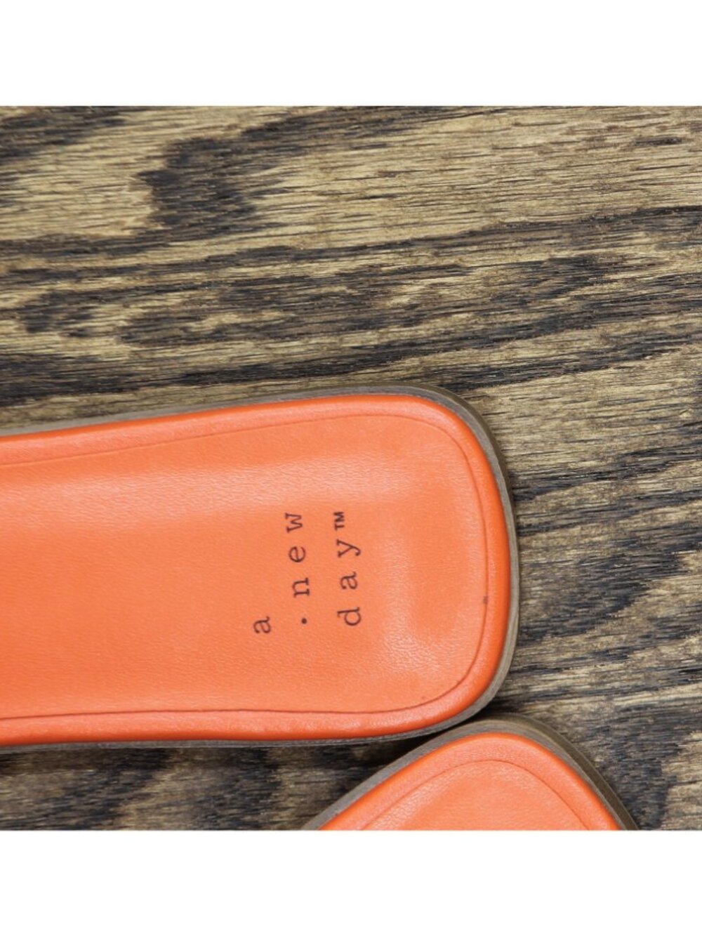 A New Day Nina H-Band Slide Sandals 92244961 Orange 6M - Picture 6 of 10